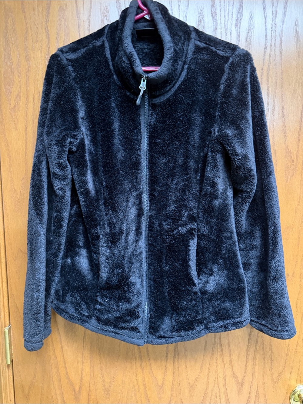 Plush Full-Zip Jacket - Black
